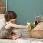 bambino set fotografico naturale