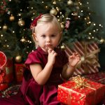 bambina foto in studio natale