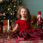 bambina foto in studio natale