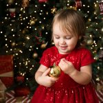 bambina foto in studio natale