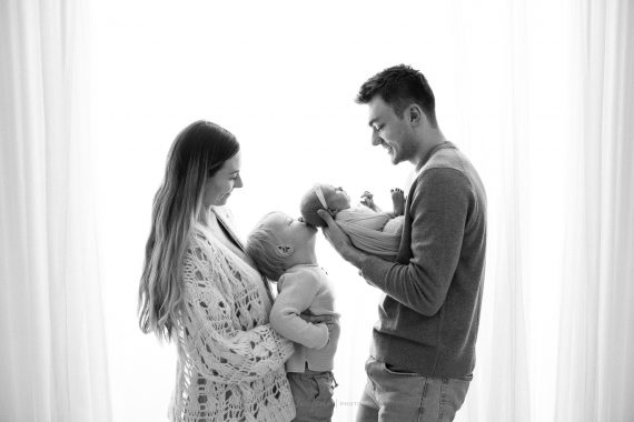 famiglia servizio fotografico nascita secondo